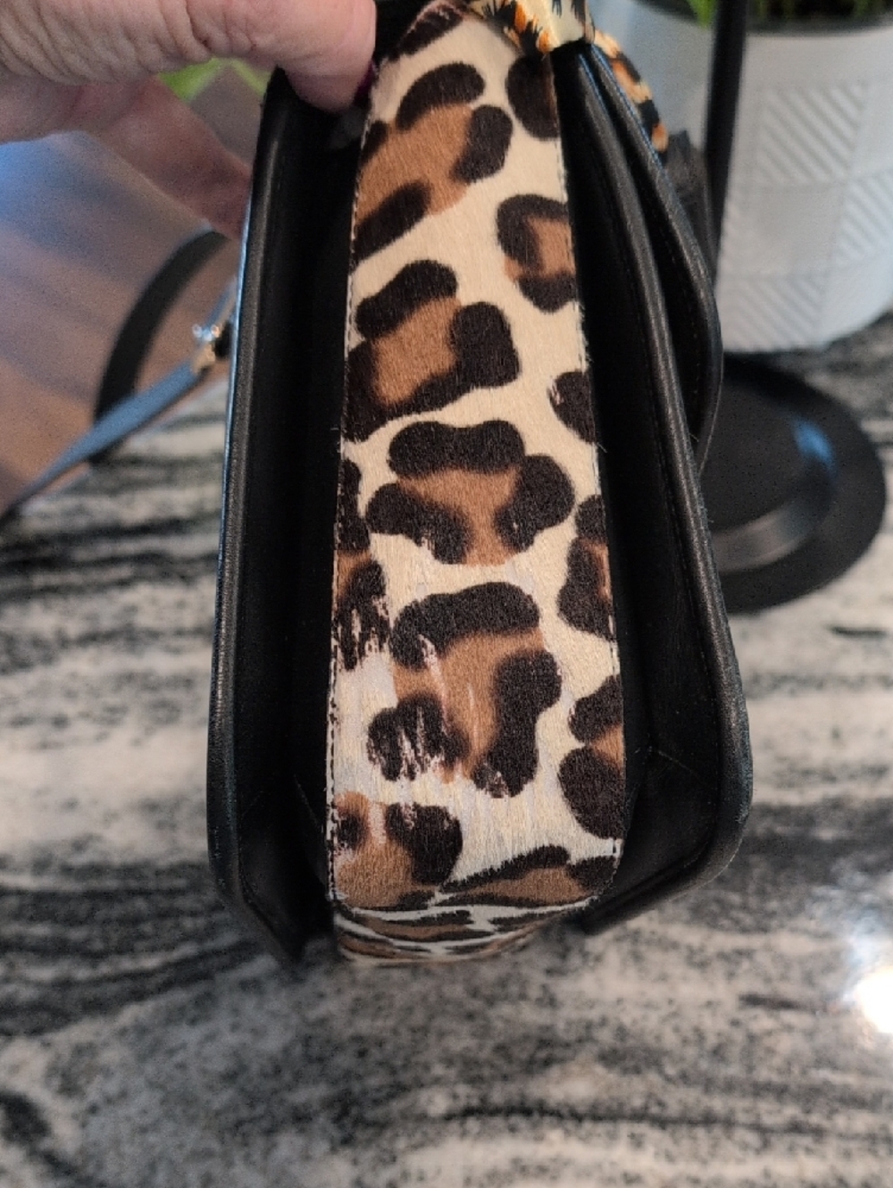Coach Page Calf Hair Ocelot Print Crossbody Shoulder Bag - Picture 5 of 14